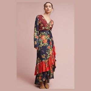 Anthropologie Farm Rio Susannah wrap dress